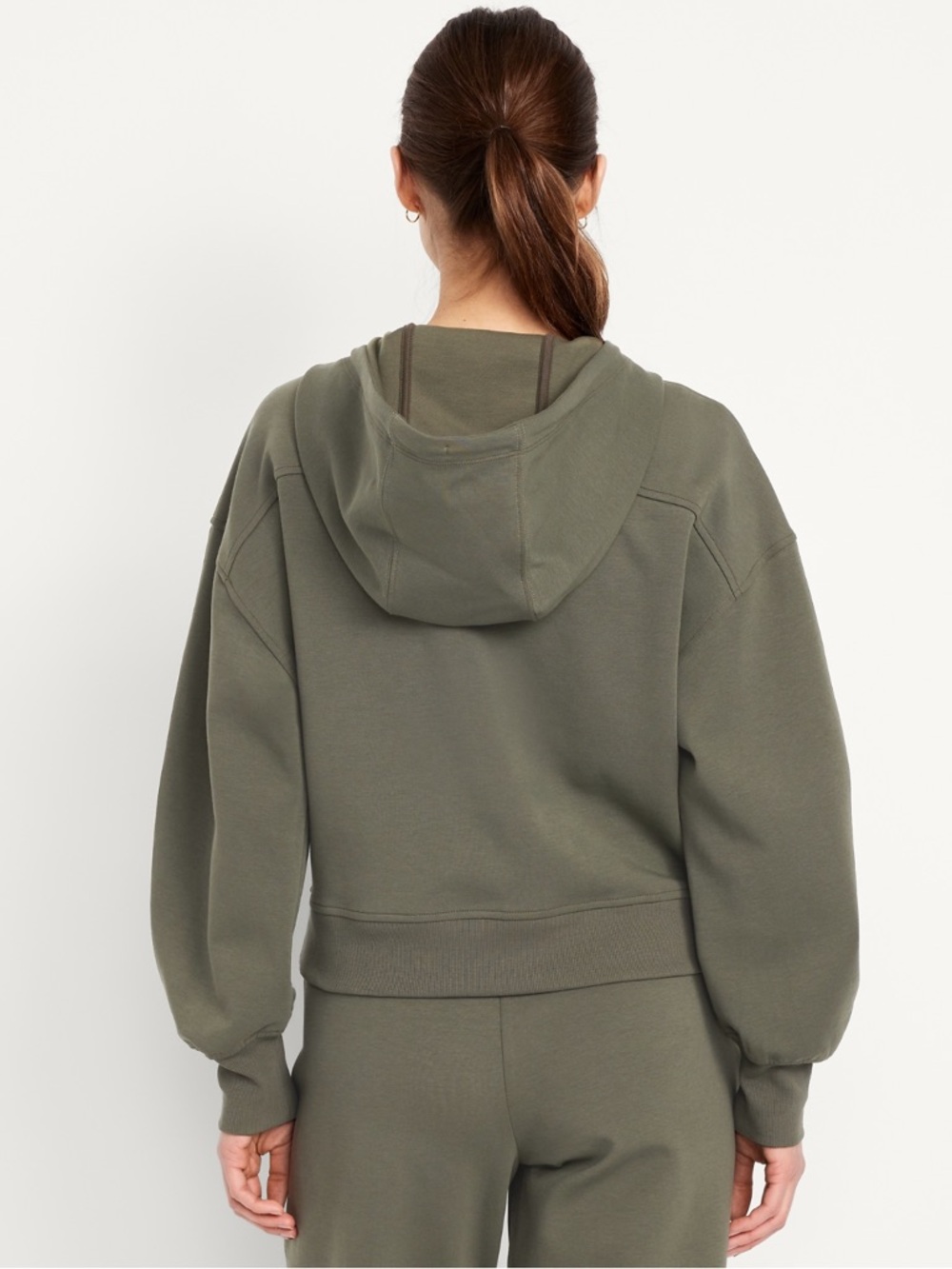 Old Navy Dynamic Fleece Oversized Full-Zip Hoodie Sweatshirt, NWT - Picture 2 of 14